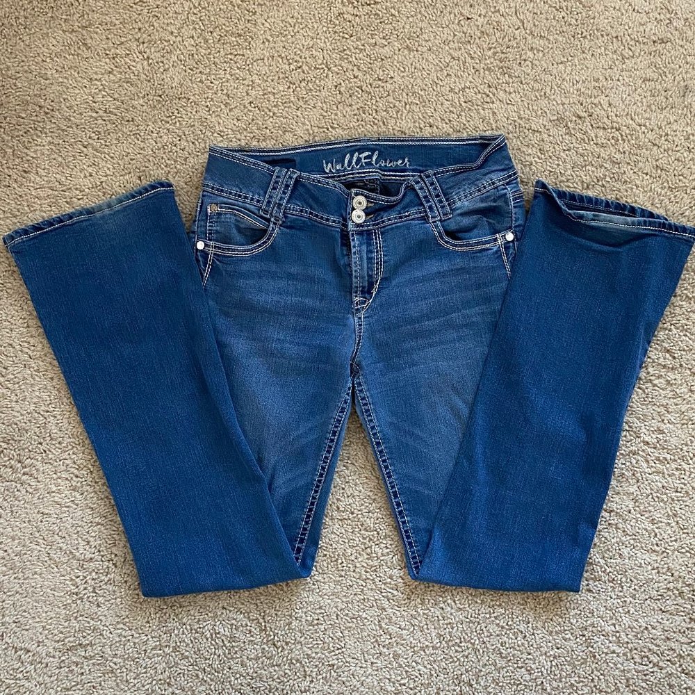 Luscious Curvy Basic Bootcut Jeans (LONG)